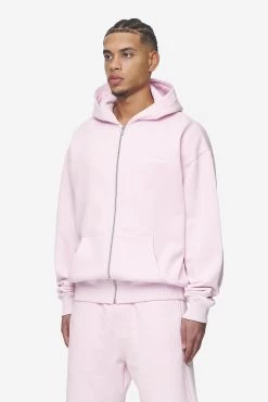 Logo Oversized Sweat Jacket Washed Bubblegum White Gum -Pegador® PGDR Next Wave E COMMERCE MENS DAY 248511