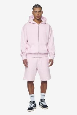 Logo Oversized Sweat Jacket Washed Bubblegum White Gum -Pegador® PGDR Next Wave E COMMERCE MENS DAY 248515