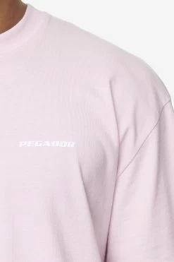 Logo Oversized Tee Washed Bubblegum White Gum -Pegador® PGDR Next Wave E COMMERCE MENS DAY 248563