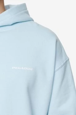 Logo Oversized Hoodie Washed Baby Blue White Gum -Pegador® PGDR Next Wave E COMMERCE MENS DAY 248624 487db199 6389 4462 a176 6e7e70e55b8e