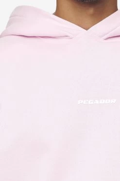 Logo Boxy Hoodie Washed Bubblegum White Gum -Pegador® PGDR Next Wave E COMMERCE MENS DAY 248641