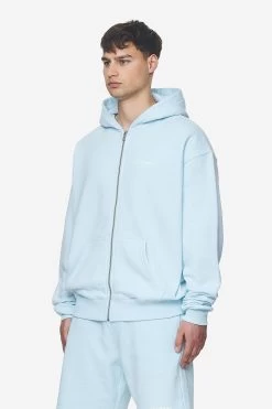 Logo Oversized Sweat Jacket Washed Baby Blue White Gum -Pegador® PGDR Next Wave E COMMERCE MENS DAY 248651