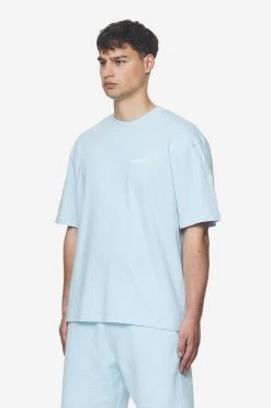 Logo Oversized Tee Washed Baby Blue White Gum -Pegador® PGDR Next Wave E COMMERCE MENS DAY 248675