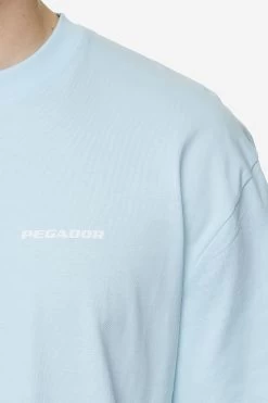 Logo Oversized Tee Washed Baby Blue White Gum -Pegador® PGDR Next Wave E COMMERCE MENS DAY 248682