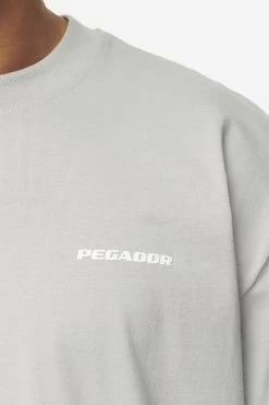 Logo Oversized Tee Washed Pearl Grey White Gum -Pegador® PGDR Next Wave E COMMERCE MENS DAY 248692 309e9716 9052 4f8e 9eec 224f3997ffe0