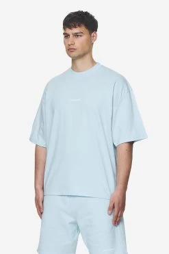 Logo Boxy Tee Washed Baby Blue White Gum -Pegador® PGDR Next Wave E COMMERCE MENS DAY 248698