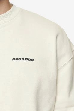 Logo Oversized Sweater Washed Salty Cream Black Gum -Pegador® PGDR Next Wave E COMMERCE MENS DAY 248773