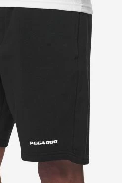 Logo Heavy Sweat Shorts Washed Black White Gum -Pegador® PGDR Next Wave E COMMERCE MENS DAY 248859