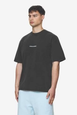 Colne Logo Oversized Tee Vintage Black Baby Blue -Pegador® PGDR Next Wave E COMMERCE MENS DAY 248917