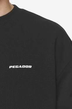 Logo Oversized Sweater Washed Black White Gum -Pegador® PGDR Next Wave E COMMERCE MENS DAY 249021