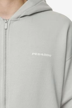 Colne Logo Oversized Sweat Jacket Washed Pearl Grey Salty Cream -Pegador® PGDR Next Wave E COMMERCE MENS DAY 249098 5f6aa574 93ef 4bce 8db1 b237146a98b1