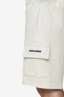 Otega Terry Cargo Shorts Washed Salty Cream -Pegador® PGDR Next Wave E COMMERCE MENS DAY 249134