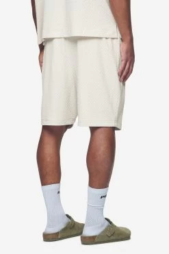 Wyton Structured Summer Shorts Salty Cream -Pegador® PGDR Next Wave E COMMERCE MENS PANTS DAY 14776