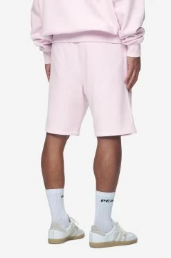 Logo Heavy Sweat Shorts Washed Bubblegum White Gum -Pegador® PGDR Next Wave E COMMERCE MENS PANTS DAY 25020