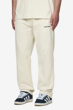 Logo Wide Sweat Pants Washed Salty Cream Black Gum -Pegador® PGDR Next Wave E COMMERCE MENS PANTS DAY 25026