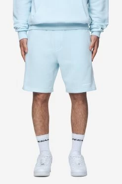 Logo Heavy Sweat Shorts Washed Baby Blue White Gum -Pegador® PGDR Next Wave E COMMERCE MENS PANTS DAY 25045 fd94d75e de73 4785 8e3c e3ba71eb1ded