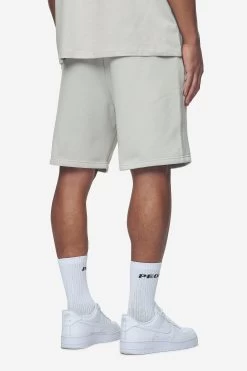 Logo Heavy Sweat Shorts Washed Pearl Grey White Gum -Pegador® PGDR Next Wave E COMMERCE MENS PANTS DAY 25052