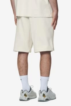 Logo Heavy Sweat Shorts Washed Salty Cream Black Gum -Pegador® PGDR Next Wave E COMMERCE MENS PANTS DAY 25063