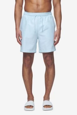 Logo Swim Shorts Baby Blue