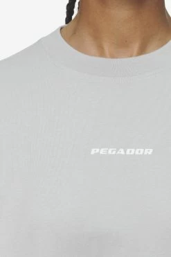 Bracy Heavy Oversized Tee Washed Sky Grey White Gum -Pegador® PGDR Next Wave E COMMERCE WMNS DAY 144604