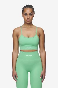 Taja Sport Bra Peppermint Green White