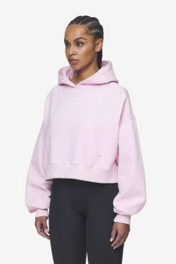 Salita Oversized Cropped Hoodie Washed Bubblegum White Gum -Pegador® PGDR Next Wave E COMMERCE WMNS DAY 145072
