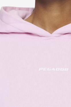 Salita Oversized Cropped Hoodie Washed Bubblegum White Gum -Pegador® PGDR Next Wave E COMMERCE WMNS DAY 145081