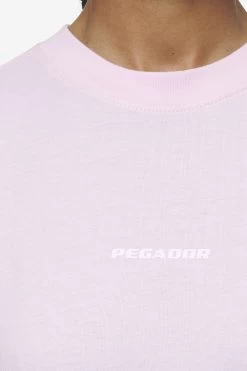 Arendal Logo Heavy Oversized Tee Washed Bubblegum White -Pegador® PGDR Next Wave E COMMERCE WMNS DAY 145114