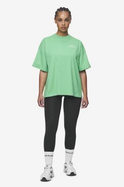 Yebra Heavy Oversized Tee Washed Peppermint Green -Pegador® PGDR Next Wave E COMMERCE WMNS DAY 245208