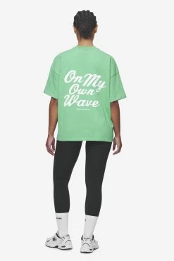 Yebra Heavy Oversized Tee Washed Peppermint Green -Pegador® PGDR Next Wave E COMMERCE WMNS DAY 245221