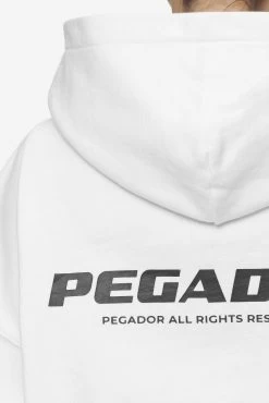 Lana Logo Cropped Sweat Jacket White Black -Pegador® PGDR Next Wave E COMMERCE WMNS DAY 245402