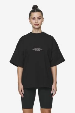 Naia Heavy Oversized Tee Black -Pegador® PGDR Next Wave E COMMERCE WMNS DAY 245489