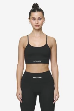 Taja Sport Bra Black White