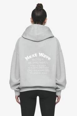 Naia Oversized Hoodie Washed Sky Grey