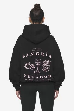 Pelo Oversized Hoodie Black