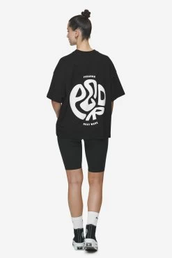 Gabi Heavy Oversized Tee Black -Pegador® PGDR Next Wave E COMMERCE WMNS DAY 245634