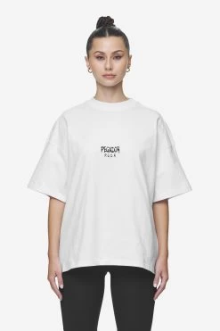 Ramira Heavy Oversized Tee White -Pegador® PGDR Next Wave E COMMERCE WMNS DAY 245695