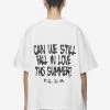 Ramira Heavy Oversized Tee White -Pegador® PGDR Next Wave E COMMERCE WMNS DAY 245709