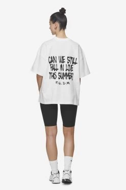 Ramira Heavy Oversized Tee White -Pegador® PGDR Next Wave E COMMERCE WMNS DAY 245713