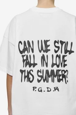 Ramira Heavy Oversized Tee White -Pegador® PGDR Next Wave E COMMERCE WMNS DAY 245714