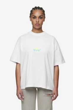 Flora Heavy Oversized Tee White -Pegador® PGDR Next Wave E COMMERCE WMNS DAY 245783