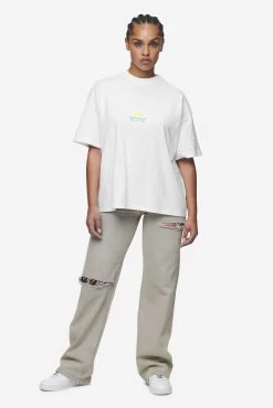 Flora Heavy Oversized Tee White -Pegador® PGDR Next Wave E COMMERCE WMNS DAY 245787