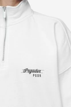 Luz Oversized Halfzip Sweater White -Pegador® PGDR Next Wave E COMMERCE WMNS DAY 245902