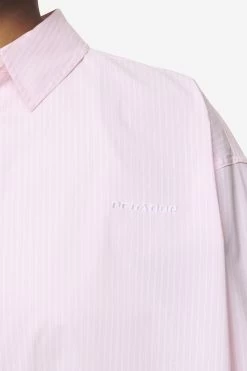 Avenida Striped Oversized Overshirt Bubblegum White -Pegador® PGDR Next Wave E COMMERCE WMNS DAY 245999