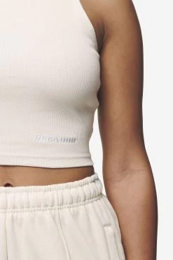 Ayla Crop Top Washed Coast Sand White -Pegador® PGDR Next Wave E COMMERCE WMNS DAY 246051