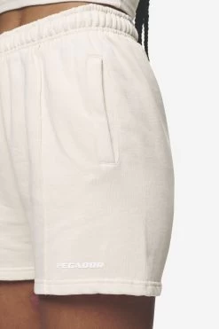 Sully High Waisted Shorts Washed Coast Sand White Gum -Pegador® PGDR Next Wave E COMMERCE WMNS DAY 246052
