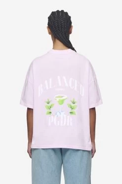 Lucia Heavy Oversized Tee Washed Bubblegum