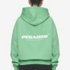 Atna Logo Oversized Hoodie Washed Peppermint Green White -Pegador® PGDR Next Wave E COMMERCE WMNS DAY 246253