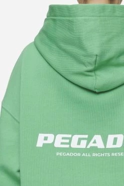 Atna Logo Oversized Hoodie Washed Peppermint Green White -Pegador® PGDR Next Wave E COMMERCE WMNS DAY 246257