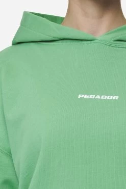 Atna Logo Oversized Hoodie Washed Peppermint Green White -Pegador® PGDR Next Wave E COMMERCE WMNS DAY 246258